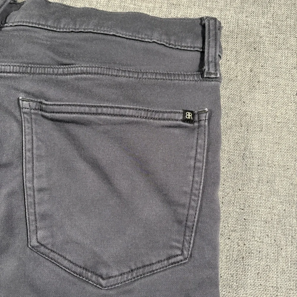 Banana Republic Chino Pants Mens 36x29 Dark Gray Stretch Cotton Casual‎